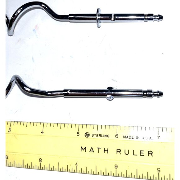 Metallic Spiral Dough Hook Attachments For Stand Mixer 6.5 Inches Long Heavy-Dut - Picture 2 of 3